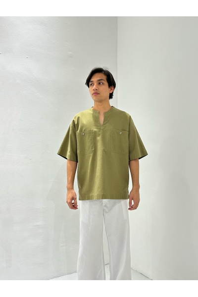 Kurta Short Sleeve Karang, Cedar Brown